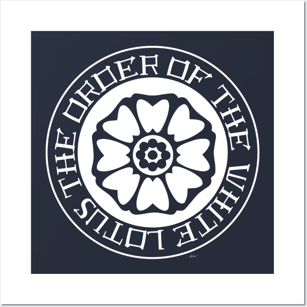 The Order of the White Lotus Wall Art by NDeV Design